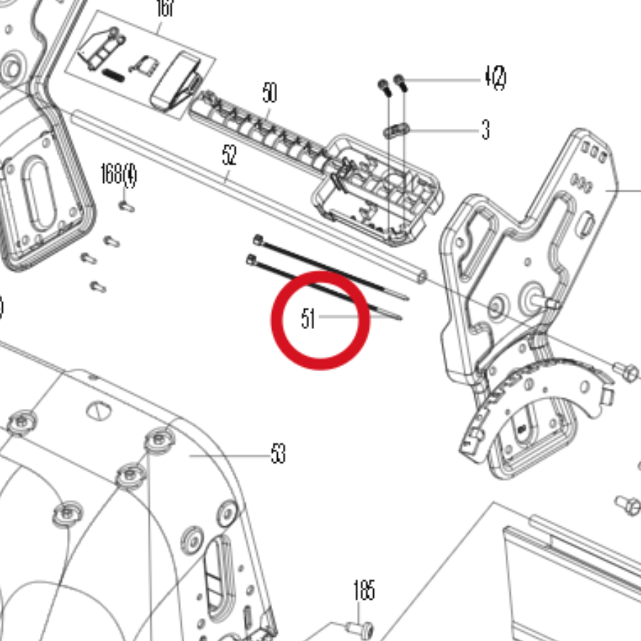 Kress Kabelbinder 59000525 – Position in der Explosionszeichnung