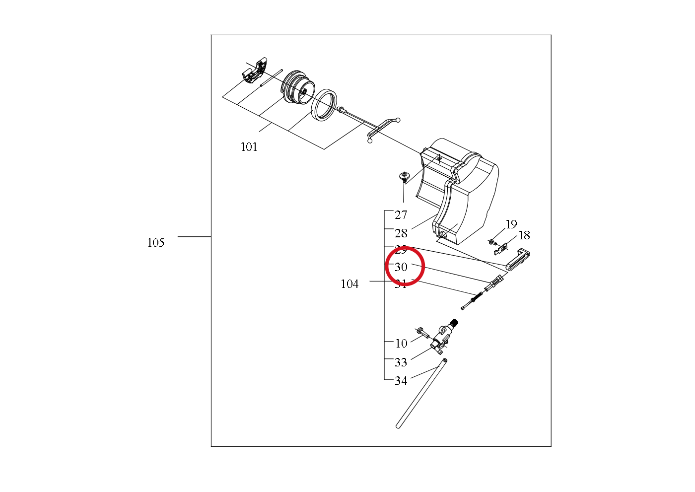 Kress Einlassfilter 59002062 – Position in der Explosionszeichnung