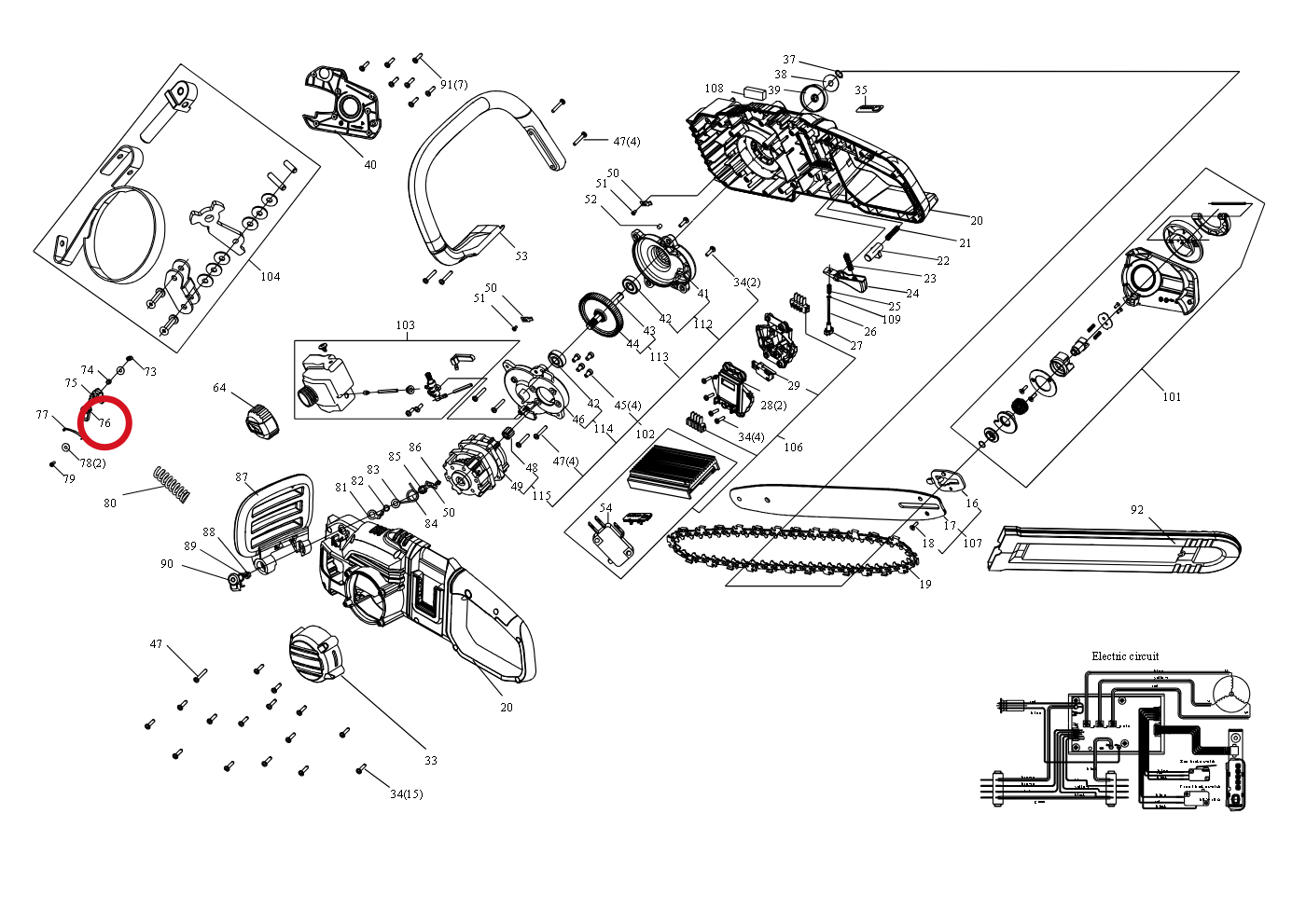 Kress Schwenkblock 59002069 – Position in der Explosionszeichnung