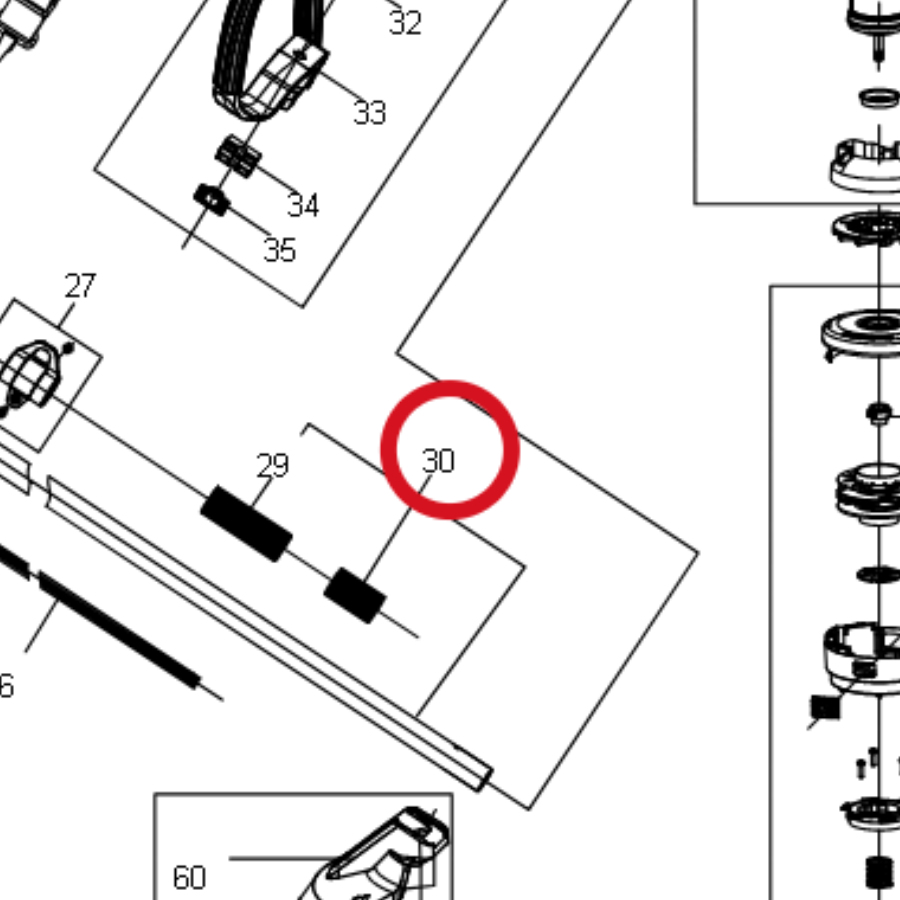 Kress Aluminiumrohr 59002122 – Position in der Explosionszeichnung