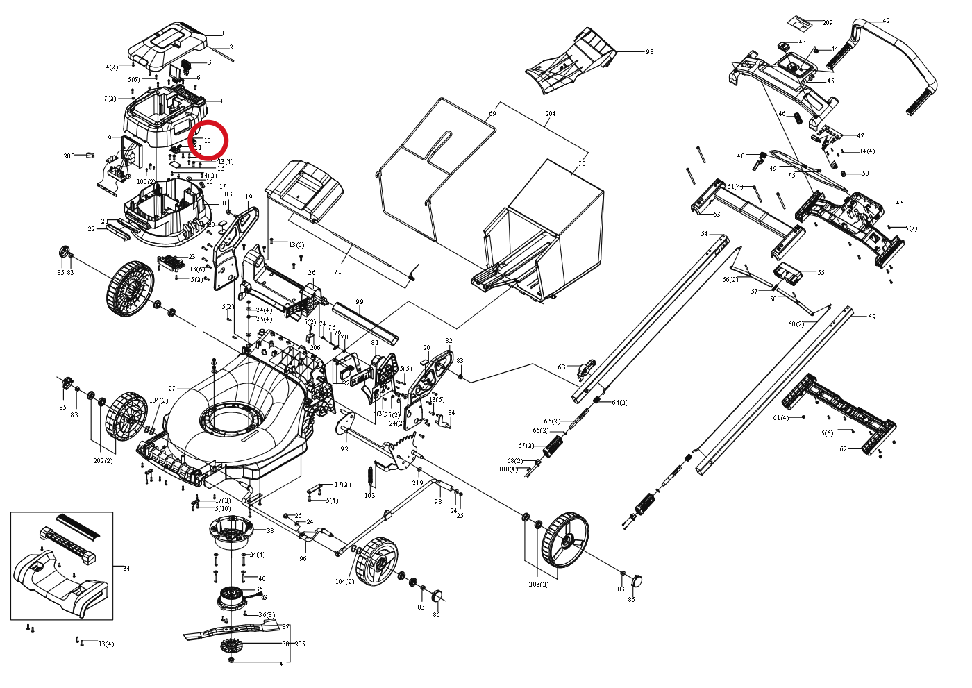 Kress Basishalter 59002258 – Position in der Explosionszeichnung