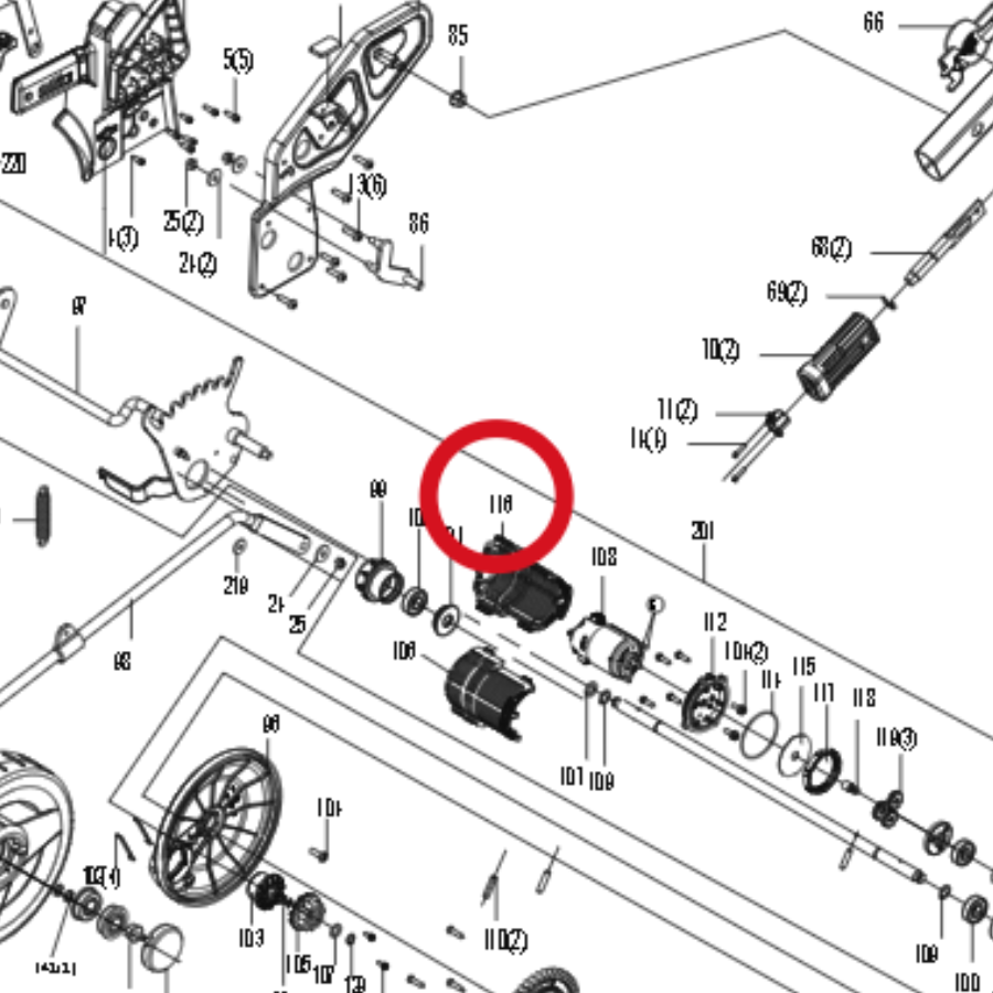 Kress Motorhaube II 59002316 – Position in der Explosionszeichnung