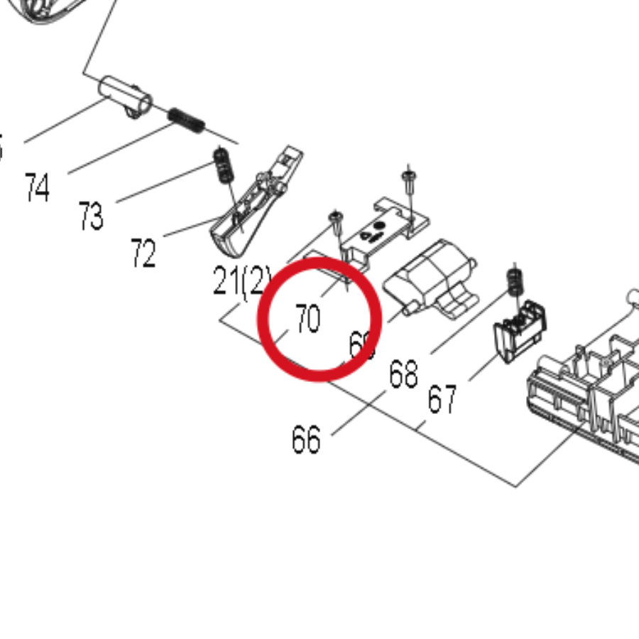 Kress Knopfabdeckung 59002327 – Position in der Explosionszeichnung