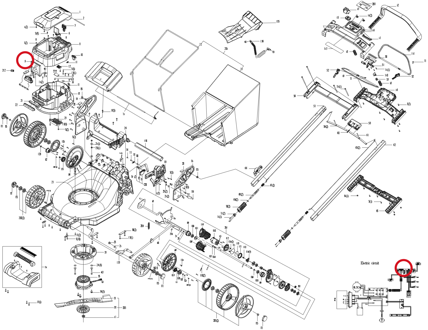 Kress Steuerplatine 59002385 – Position in der Explosionszeichnung