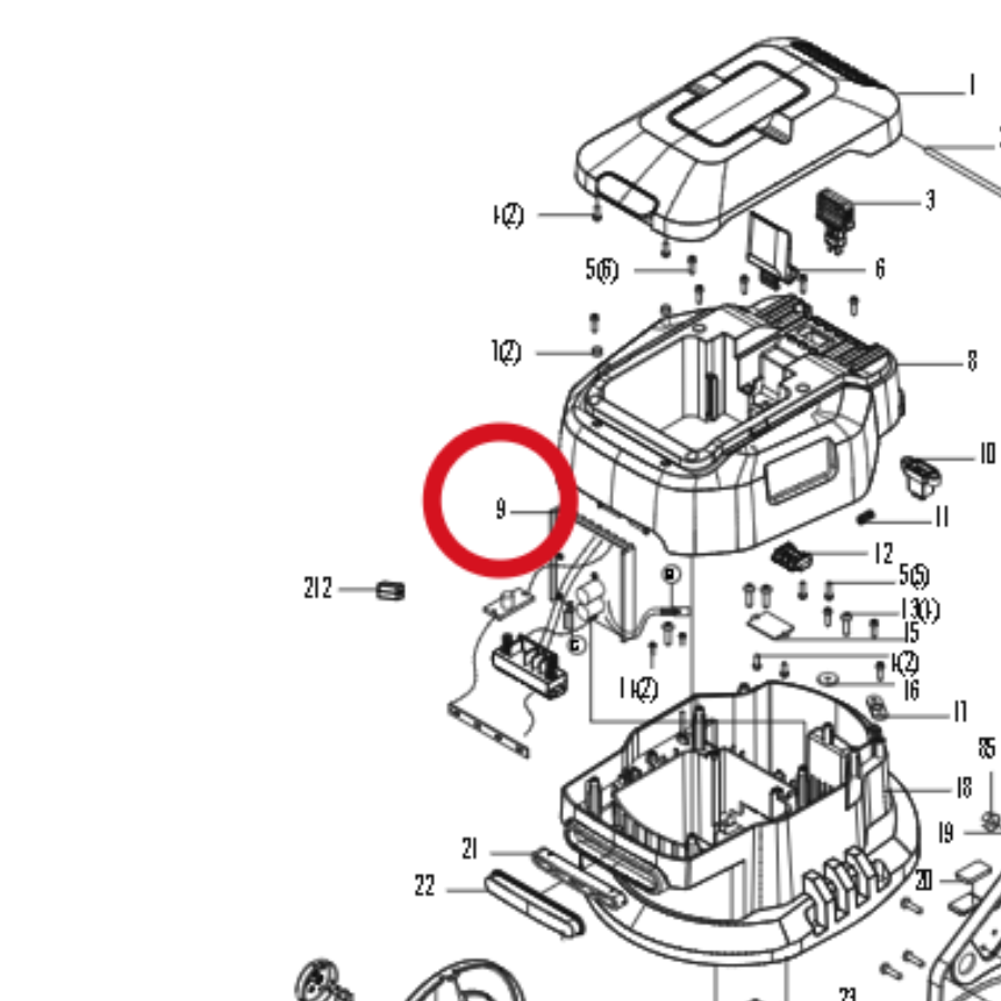 Kress Steuerplatine 59002385 – Position in der Explosionszeichnung