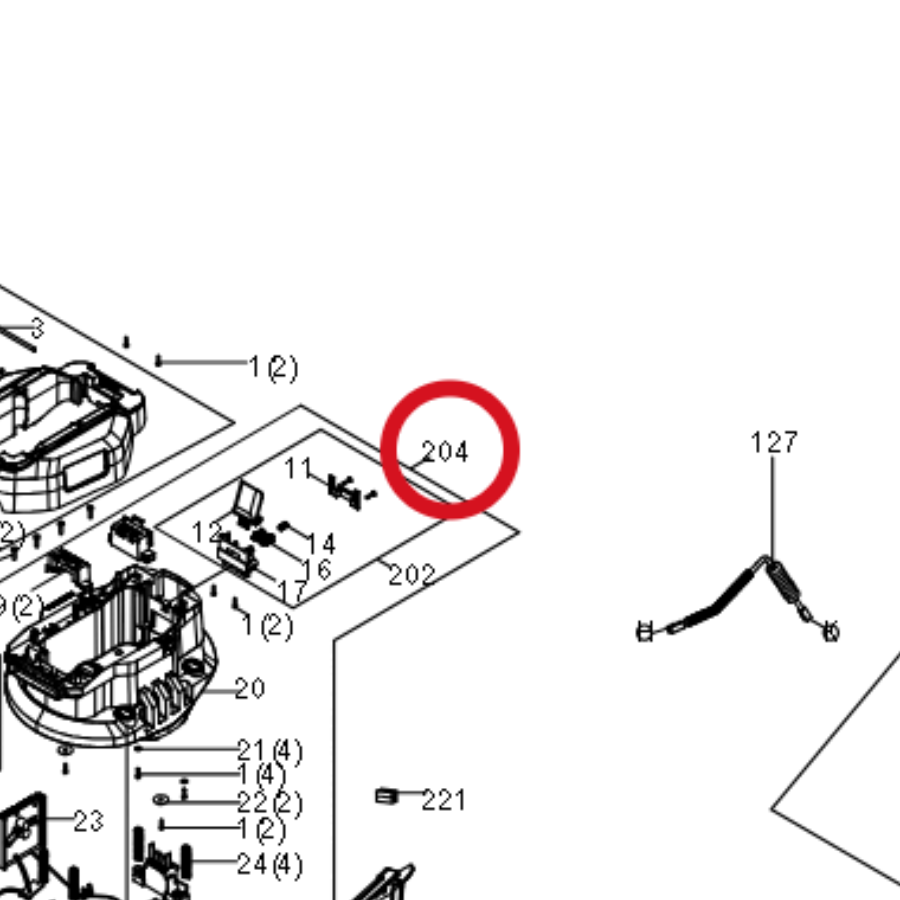 Kress Basisset 59002441 – Position in der Explosionszeichnung