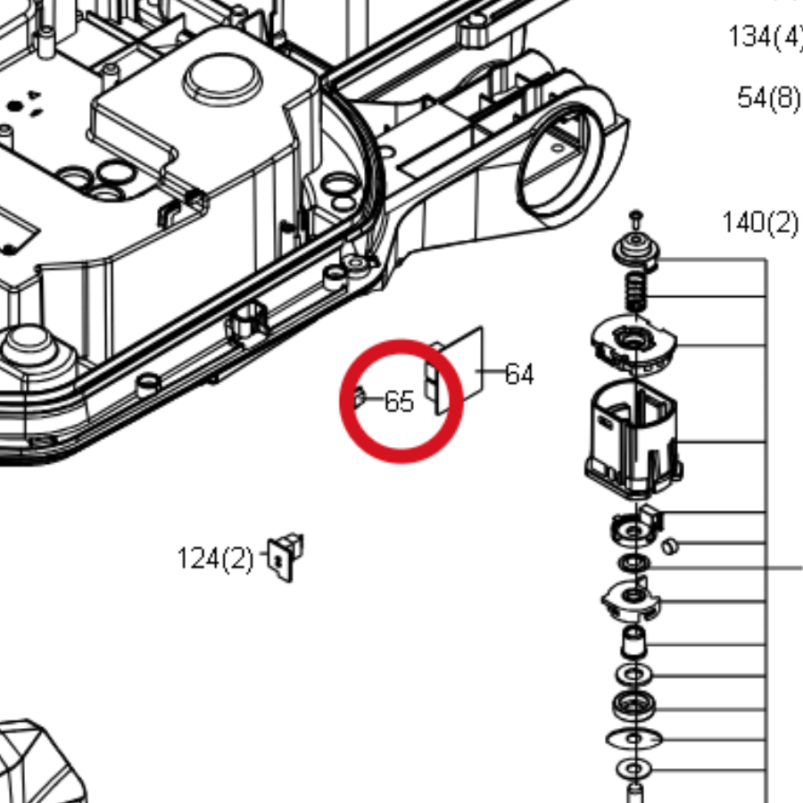 Kress Klappe-Hall-Sensor-Platine 59002479 – Position in der Explosionszeichnung