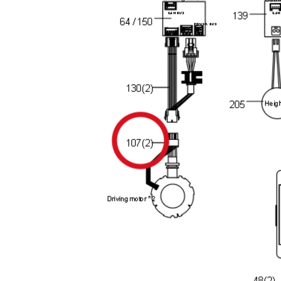 Kress Antriebsmotor 59002510 – Position in der Explosionszeichnung