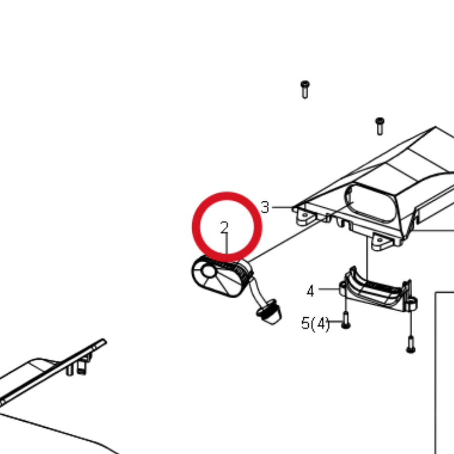 Kress Rechter Ultraschallsensor 59002591 – Position in der Explosionszeichnung