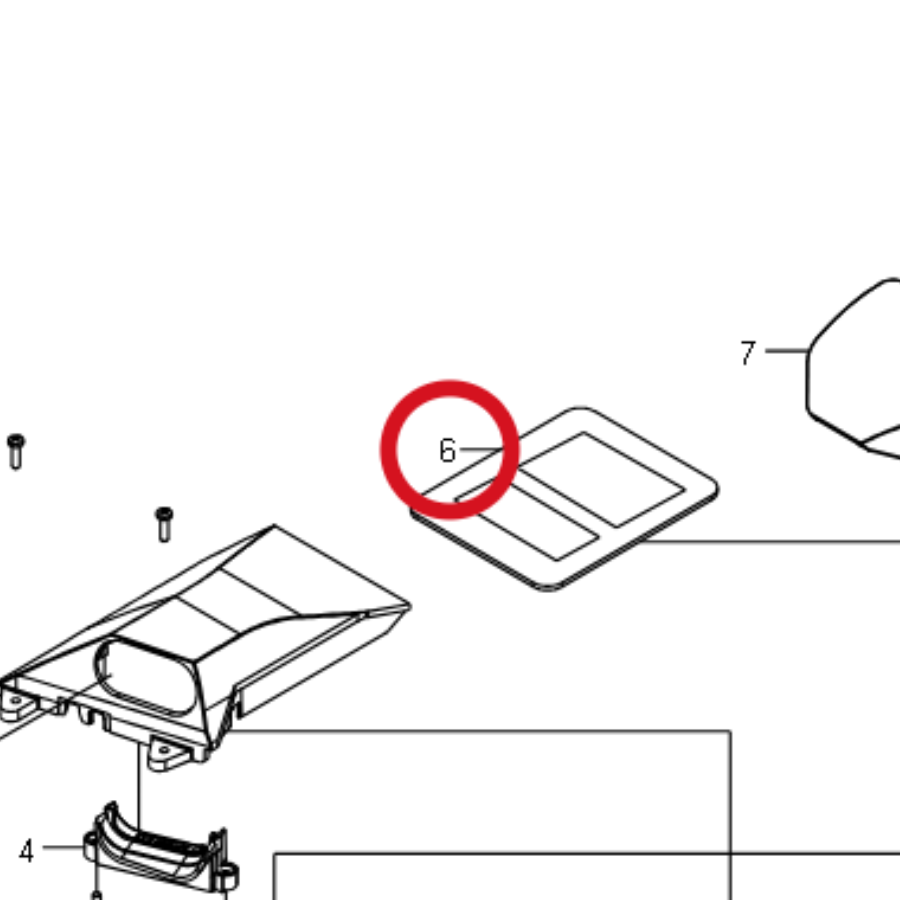 Kress Touchpad-Baugruppe 59002595 – Position in der Explosionszeichnung