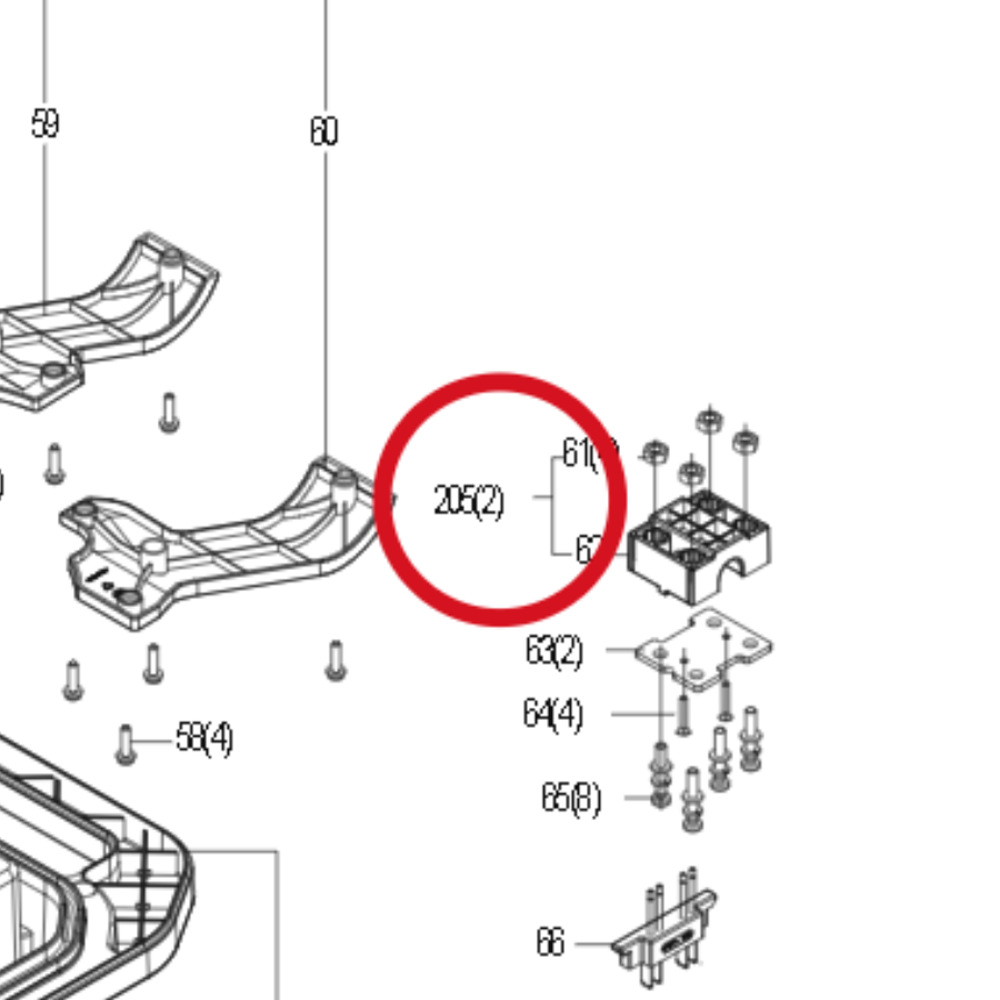 Kress Montageblock 59002623 – Position in der Explosionszeichnung