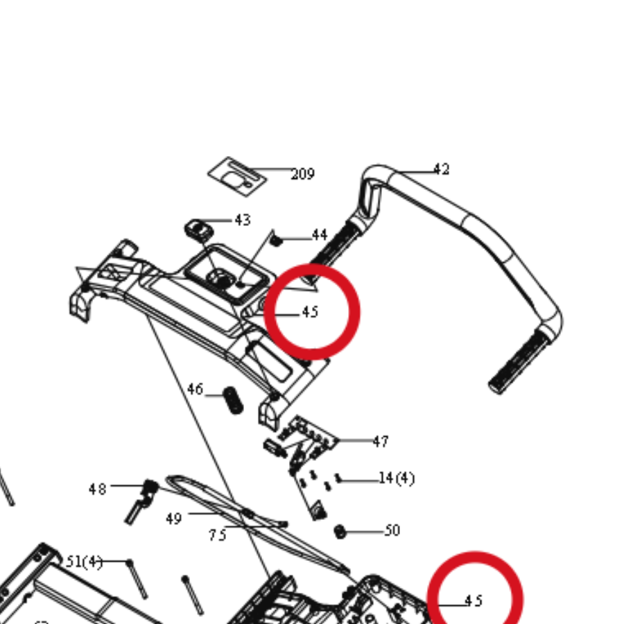 Kress Schaltkastenabdeckung 59003581 – Position in der Explosionszeichnung
