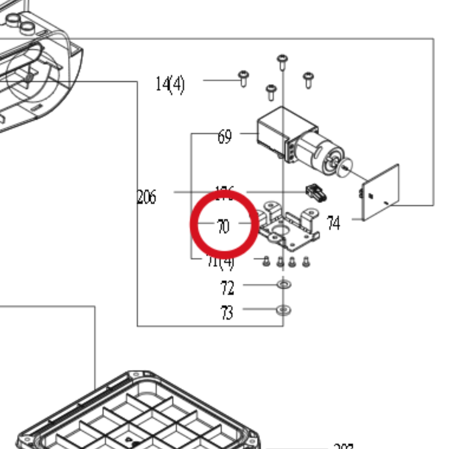 Kress Halterung 59003737 – Position in der Explosionszeichnung
