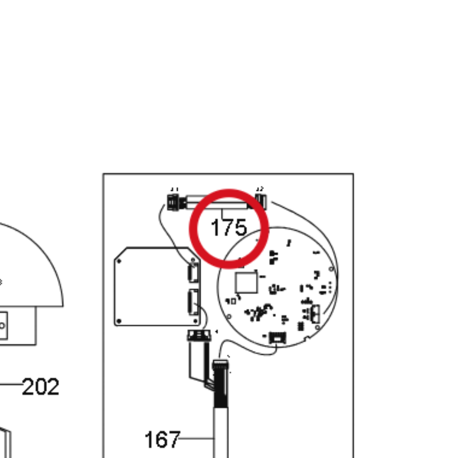 Kress Kabel des Positionsmoduls 59003784 – Position in der Explosionszeichnung