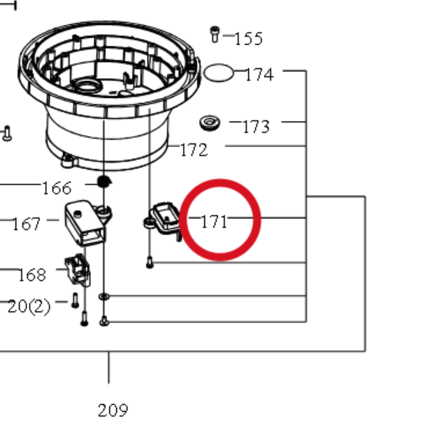 Kress Knopf 59003834 – Position in der Explosionszeichnung