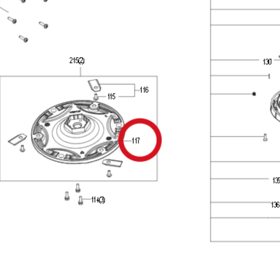Kress Messerscheibe 59003877 – Position in der Explosionszeichnung