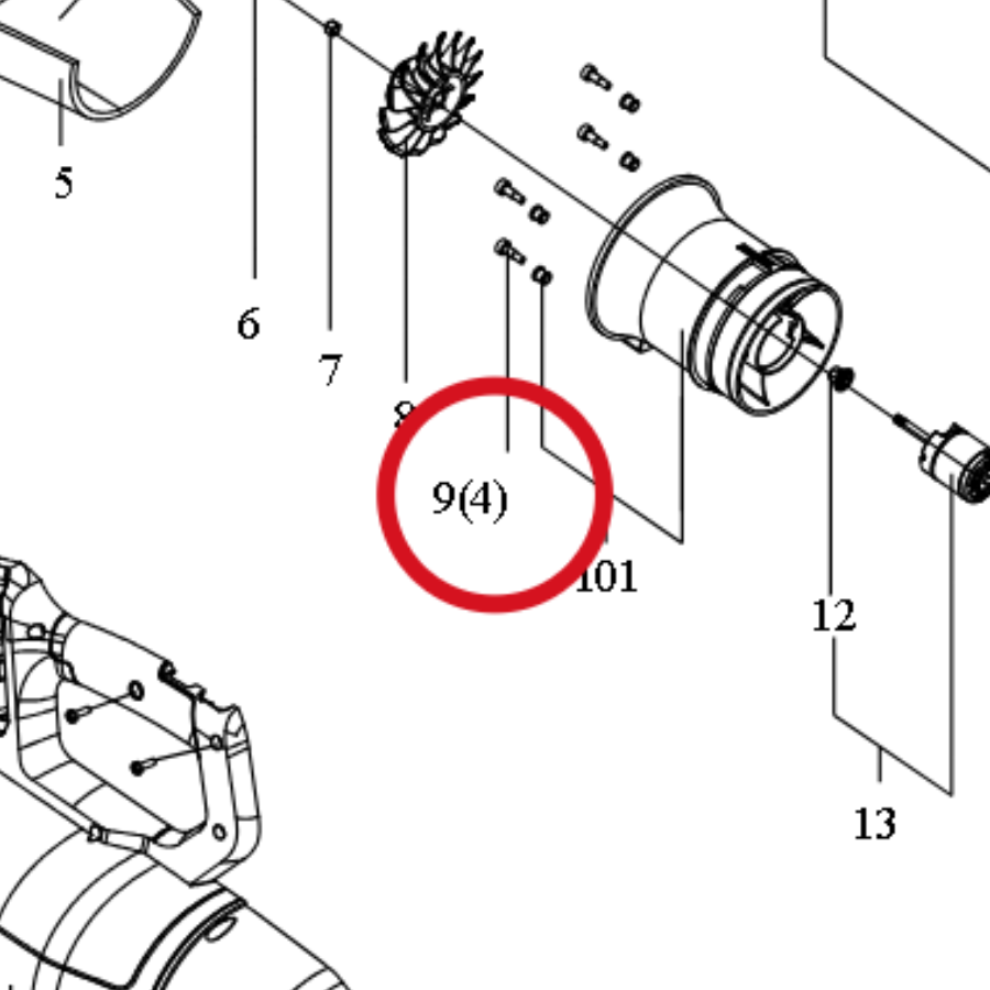 Kress Schrauben 59004258 – Position in der Explosionszeichnung