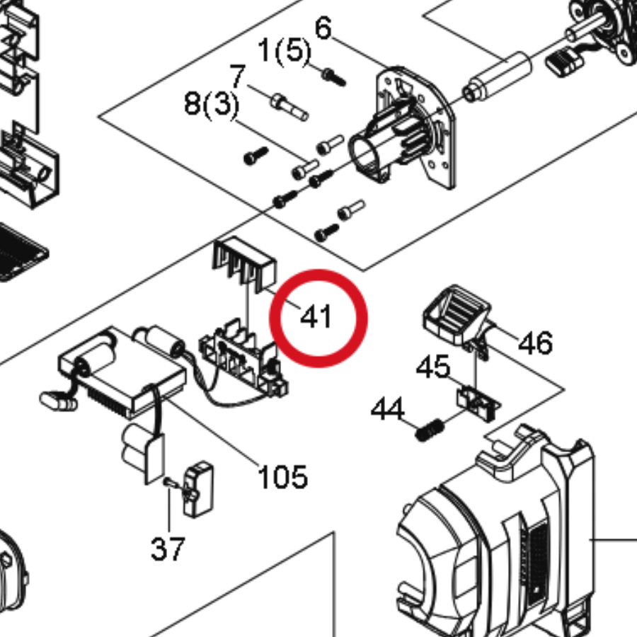 Kress Elektrodenhalterhülle 59004381 – Position in der Explosionszeichnung