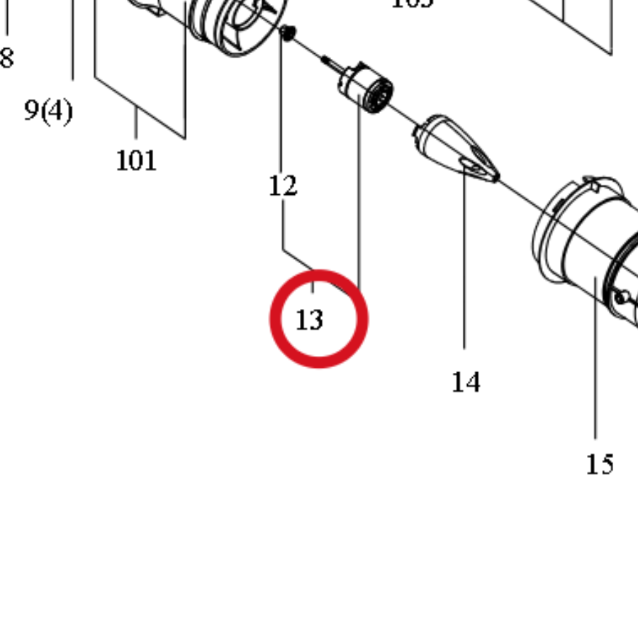 Kress Motorset 59004387 – Position in der Explosionszeichnung
