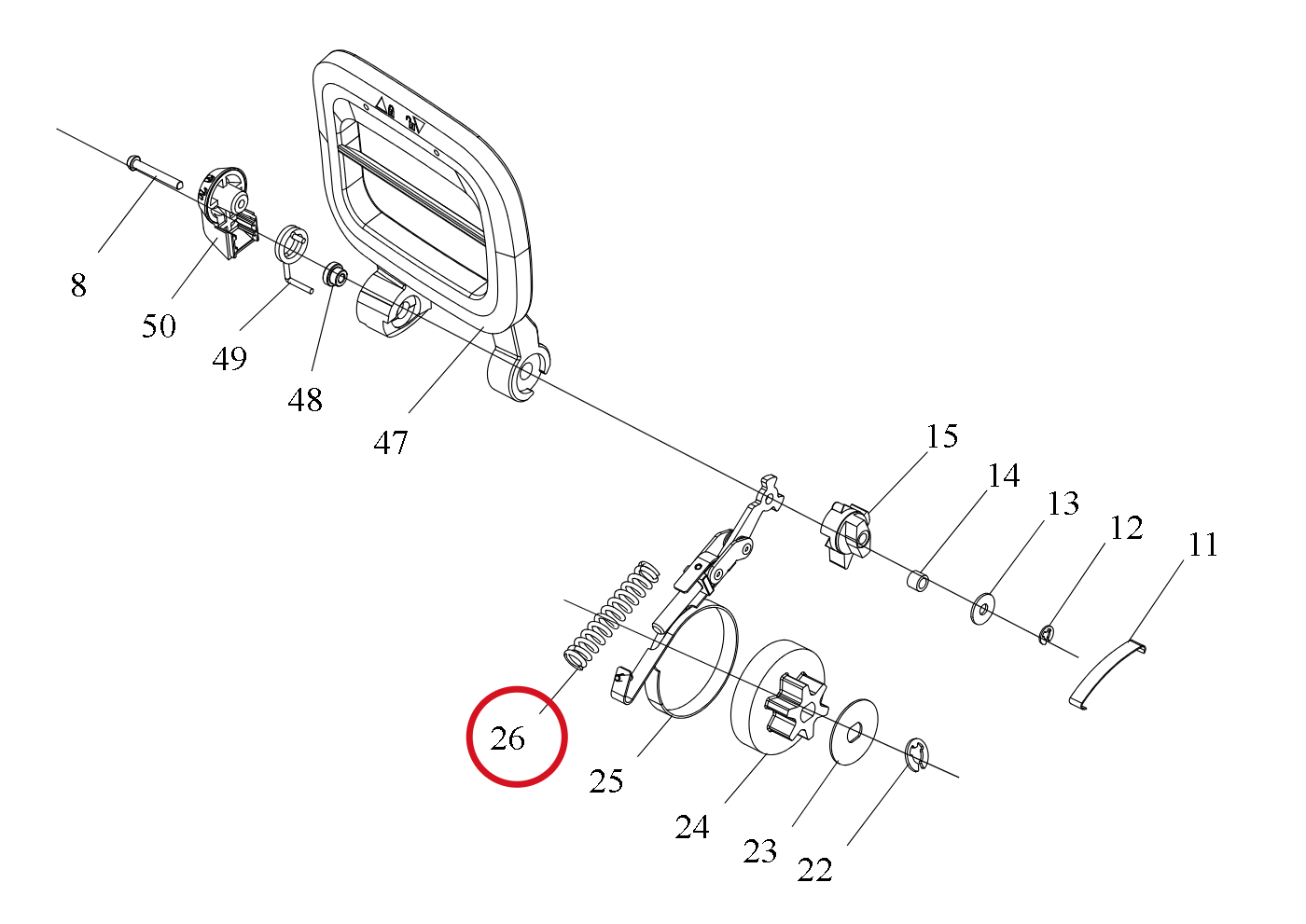Kress Feder 59004398 – Position in der Explosionszeichnung