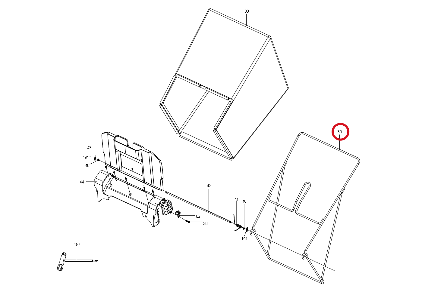 Kress Taschenrahmen 59004709 – Position in der Explosionszeichnung