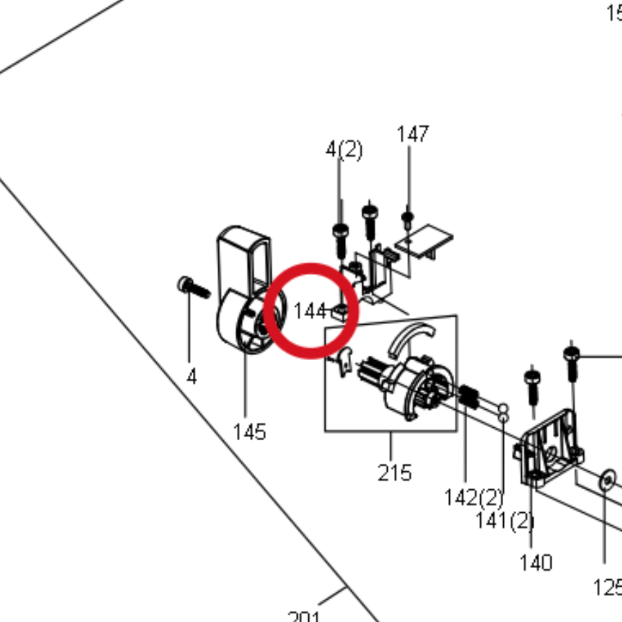 Kress Positionierungsplatte 59004729 – Position in der Explosionszeichnung