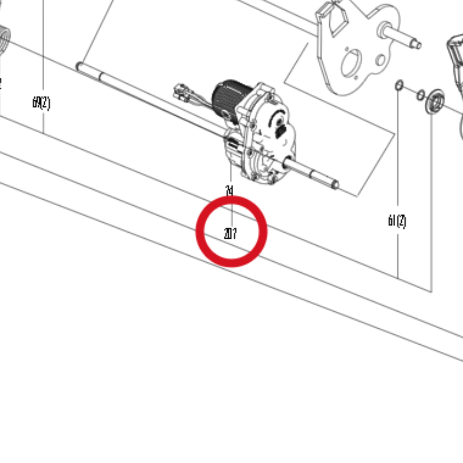 Kress Getriebegehäuse-Satz 59004907 – Position in der Explosionszeichnung