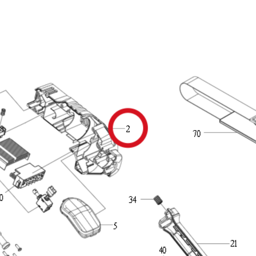 Kress Linkes/rechtes Gehäuse 59004975 – Position in der Explosionszeichnung
