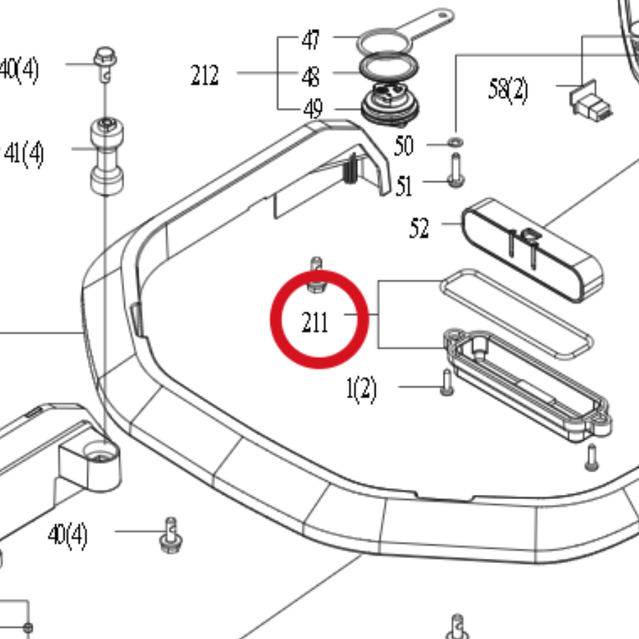 Kress Abdeckung 59005420 – Position in der Explosionszeichnung