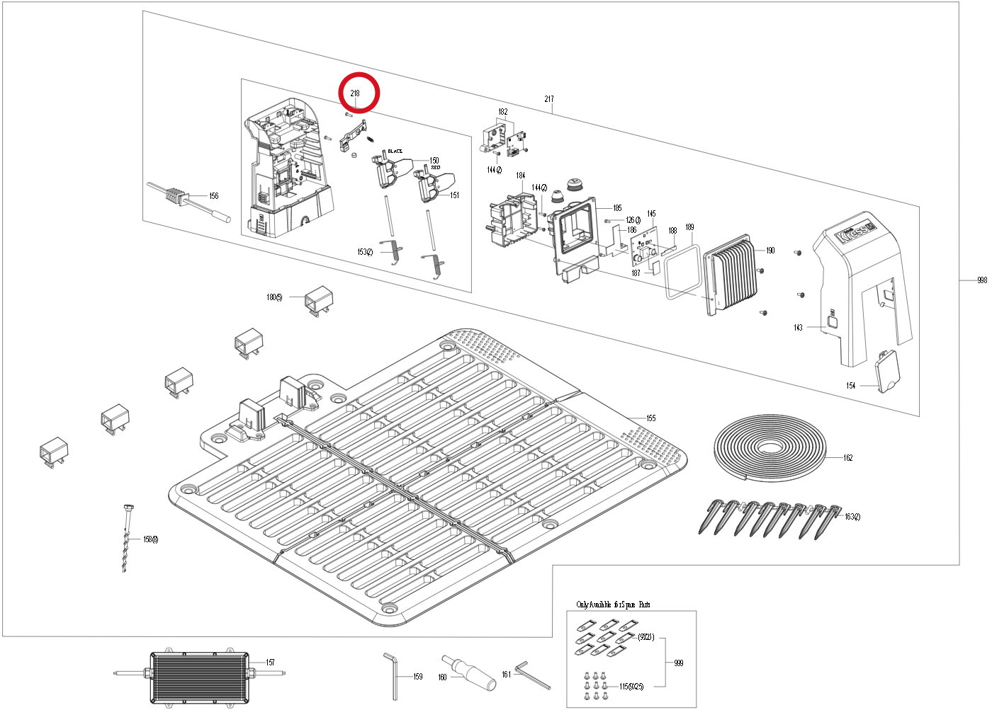 Kress Basishalterung 59005543 – Position in der Explosionszeichnung