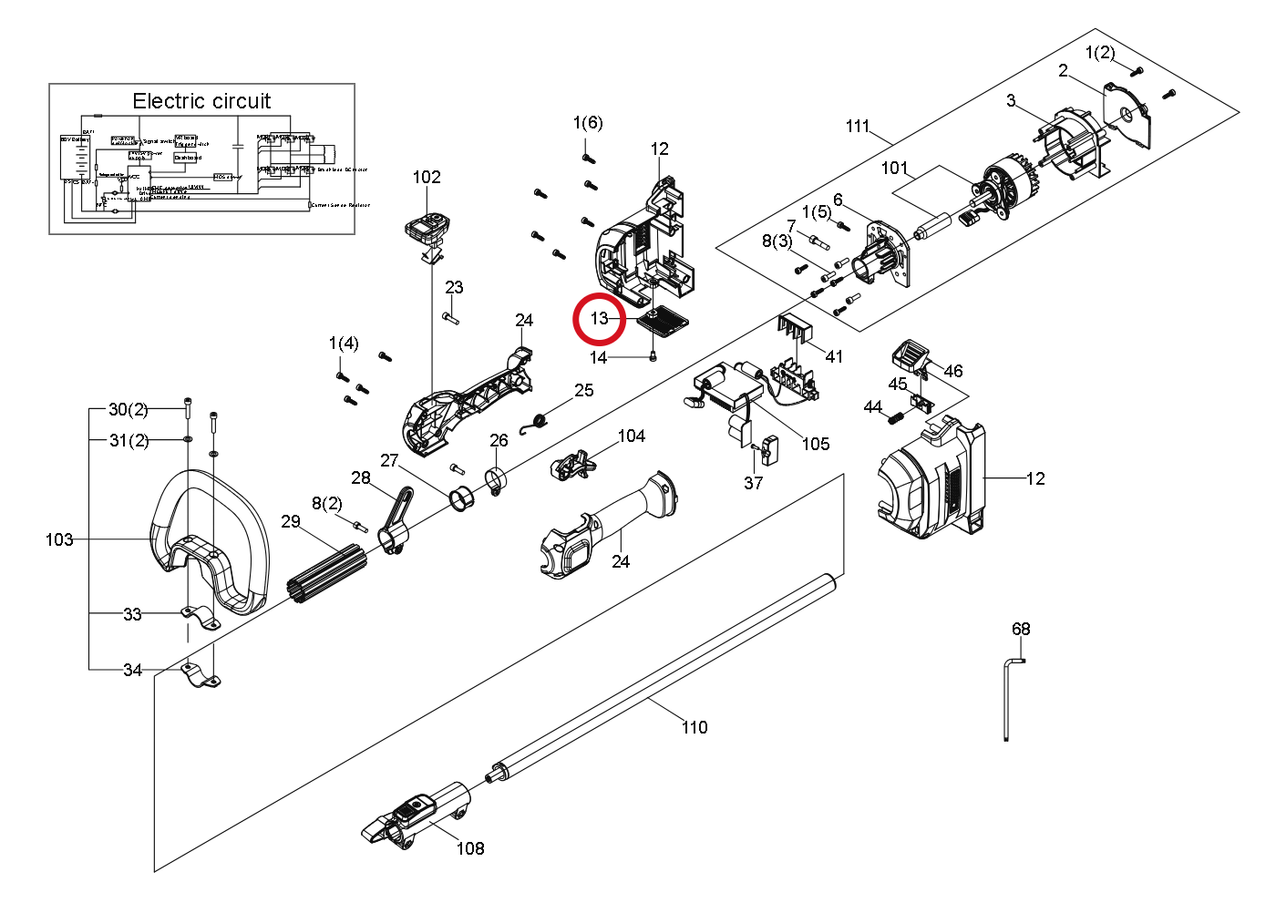 Kress Luftfilter 59006020 – Position in der Explosionszeichnung