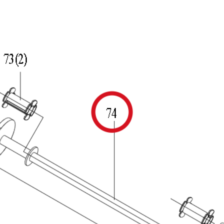 Kress Vordere Rollenwelle 59006488 – Position in der Explosionszeichnung