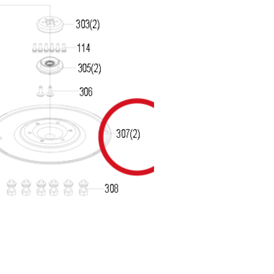 Kress Platte für Gleitteller 59007085 – Position in der Explosionszeichnung