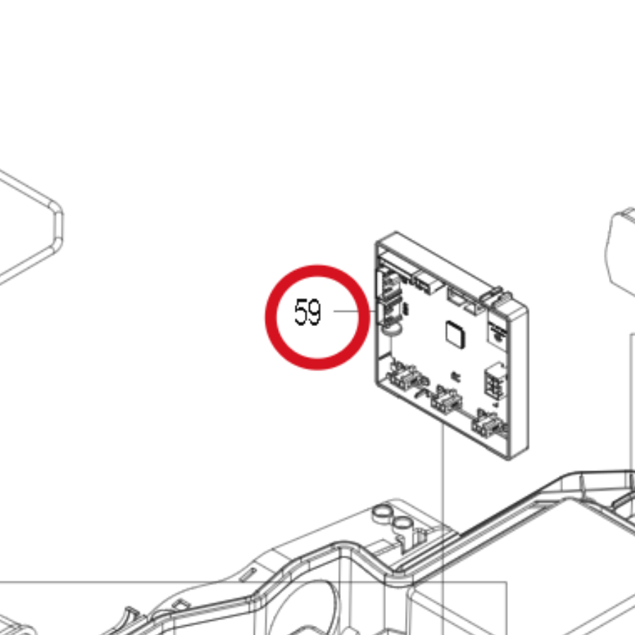 Kress Hauptplatine 59007193 – Position in der Explosionszeichnung