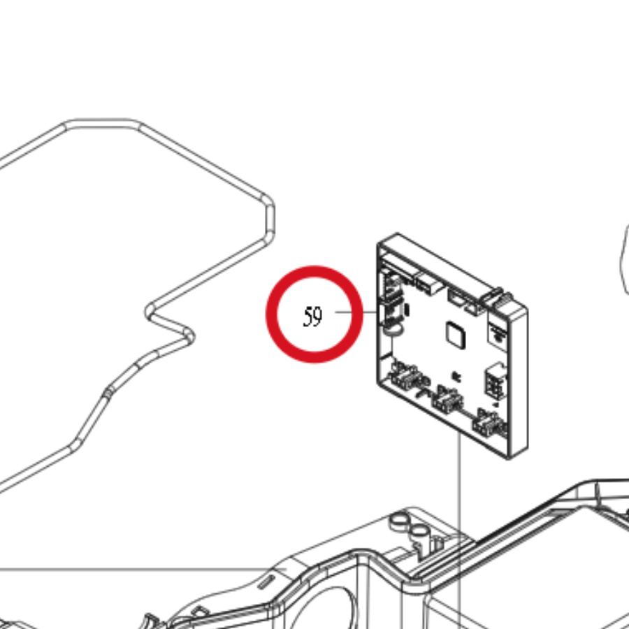 Kress Hauptplatine 16.4 59007486 – Position in der Explosionszeichnung