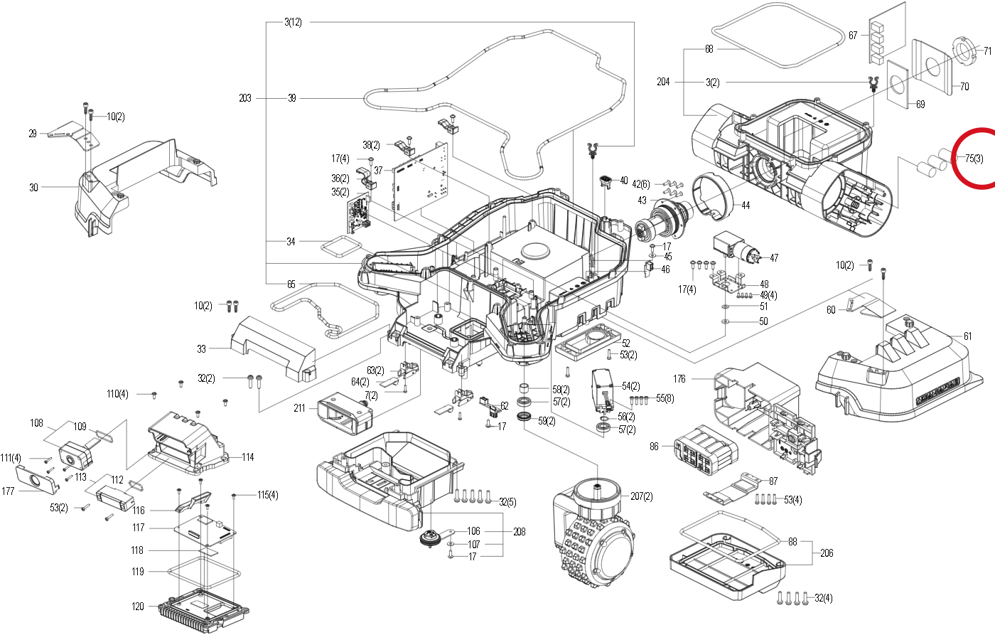 Kress Puffer 59008095 – Position in der Explosionszeichnung