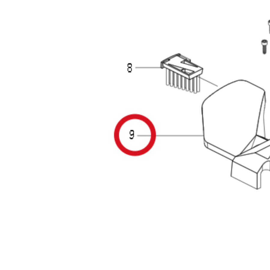 Kress Heckverkleidung 59008106 – Position in der Explosionszeichnung