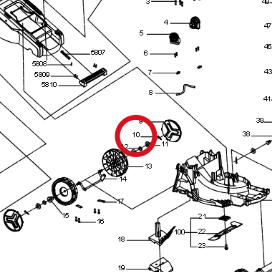 Kress Geformter Splint 60073002 – Position in der Explosionszeichnung