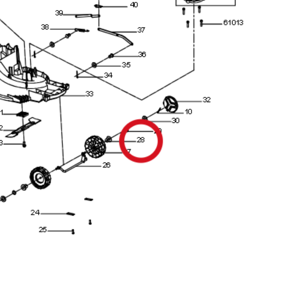 Kress Achshülse 60073020 – Position in der Explosionszeichnung
