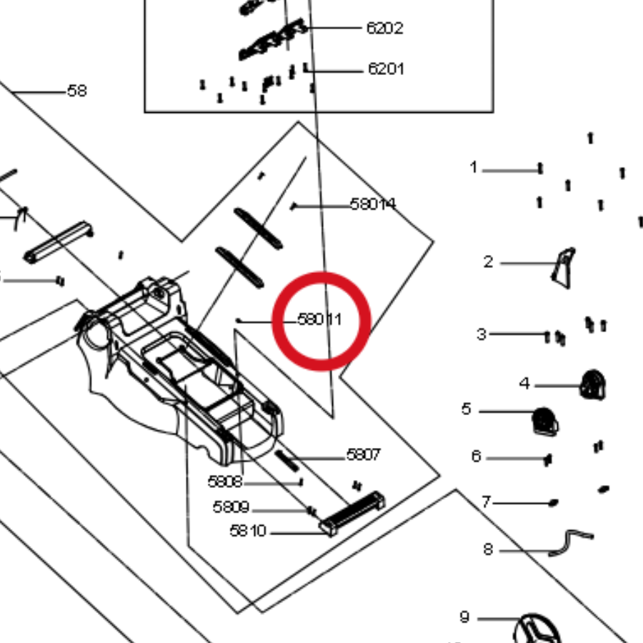 Kress Kontermutter 60073061 – Position in der Explosionszeichnung