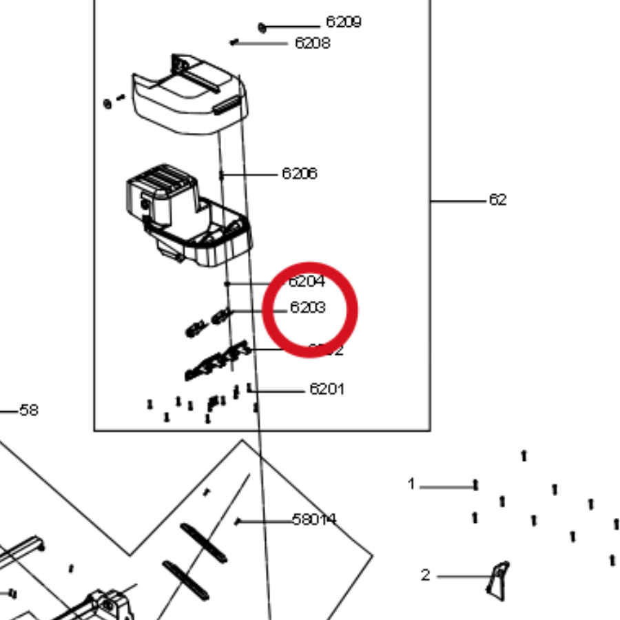 Kress Steckbare Sitzkomponente 60073116 – Position in der Explosionszeichnung