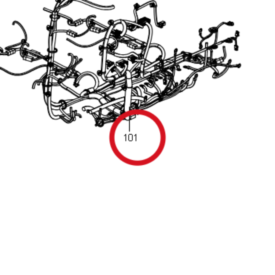 Kress PCU-Kabelbaum-Baugruppe 60073493 – Position in der Explosionszeichnung