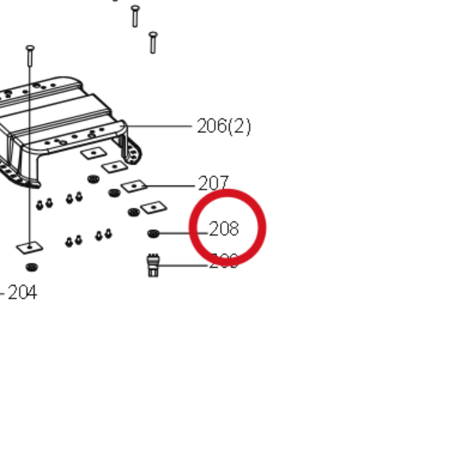 Kress Mutternsatz (11 Stück Muttern + 3 Stück Sicherheitsmuttern) 60073501 – Position in der Explosionszeichnung