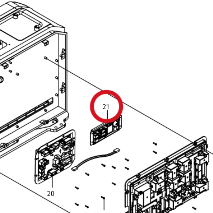 Kress Steuerplatine-4G 60074986 – Position in der Explosionszeichnung