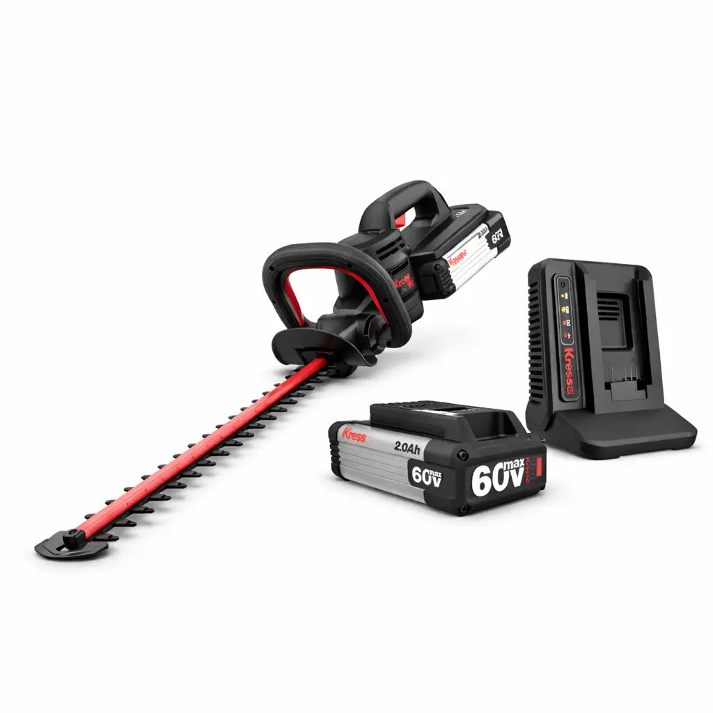 Kress 60 V Akku-Heckenschere KG262.9 – 63 cm KIT inkl. Akku & Ladegerät Kress
