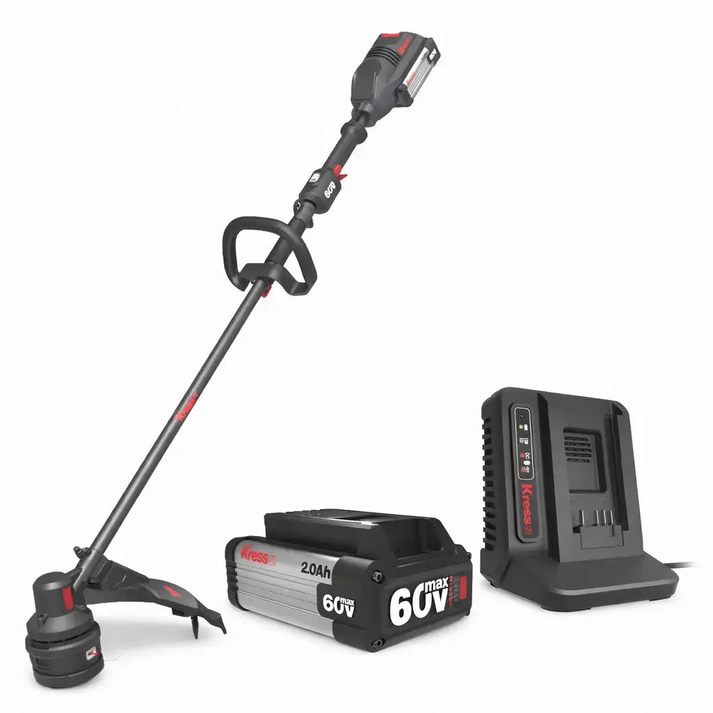 Kress 60V Akku Trimmer KIT KG160E.9 38 cm inkl. Akku und Ladegerät