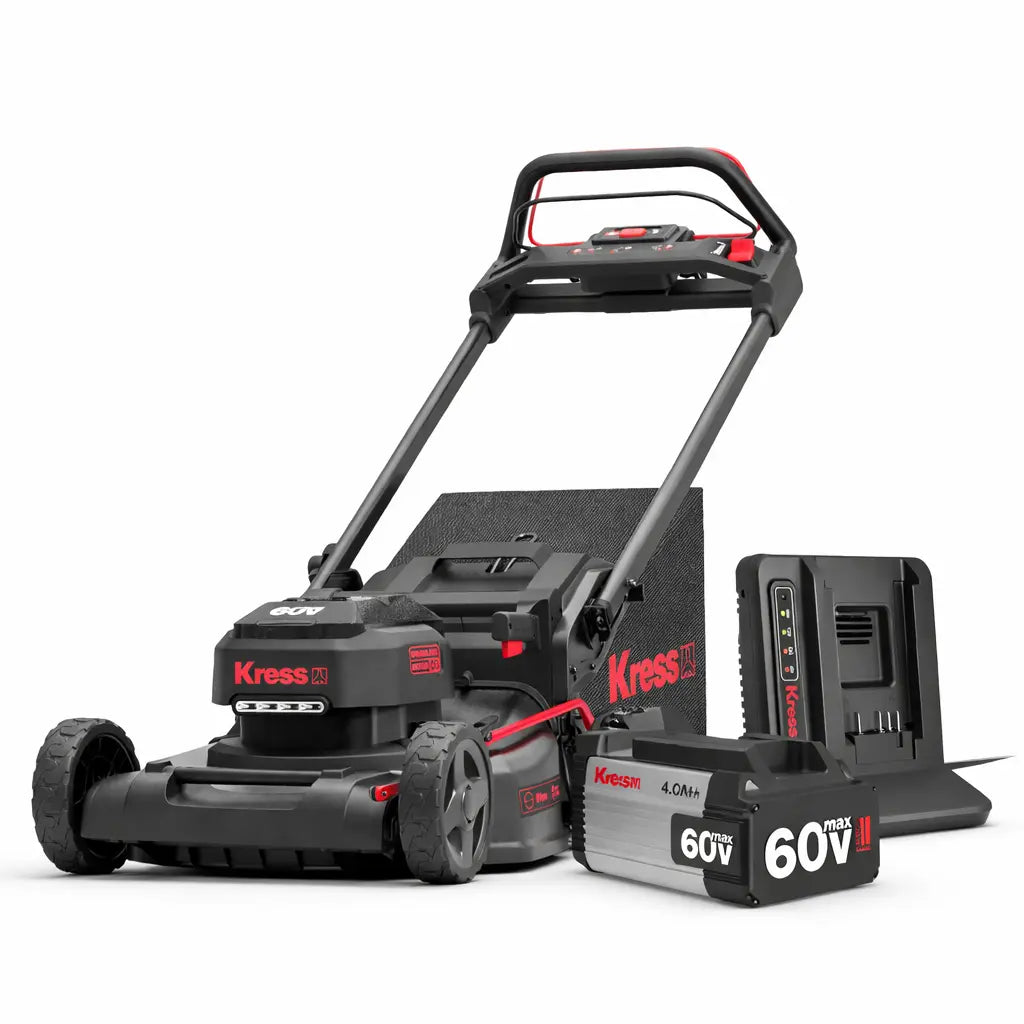 Kress KG760E 60V Akku Rasenmäher 51 cm mit Varioantrieb im KIT mit Akku KA3002 und Ladegerät KA3714