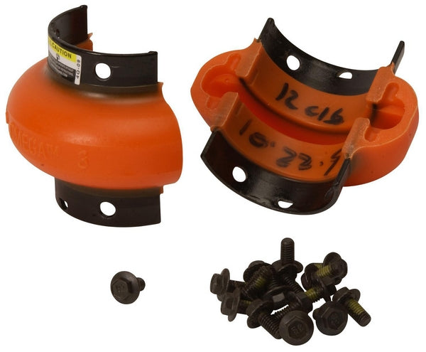 Kupplungselement, Omega E 3, 1 Stück = 2 Hälften + Schrauben