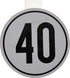 Kverneland Aufkleber 40 Km/H