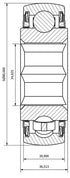 Lager passend für CNH 694444